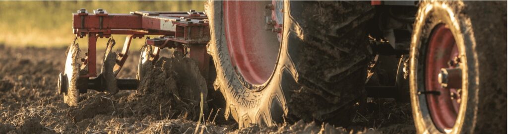 Tractor on Land